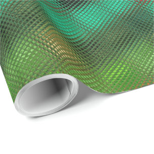 Decorative Geometric Tiles Mosaic Pattern #9 Wrapping Paper