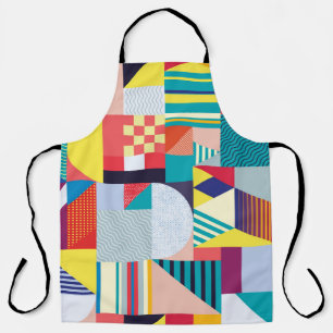 Decorative Geometric: Vintage Abstract Pattern. Apron