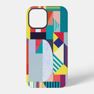Decorative Geometric: Vintage Abstract Pattern. iPhone 12 Case