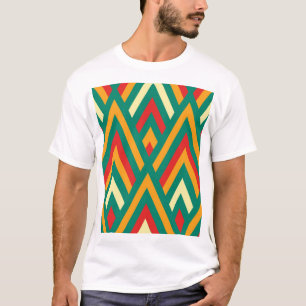 Decorative Geometric: Vintage Abstract Seamless. T-Shirt
