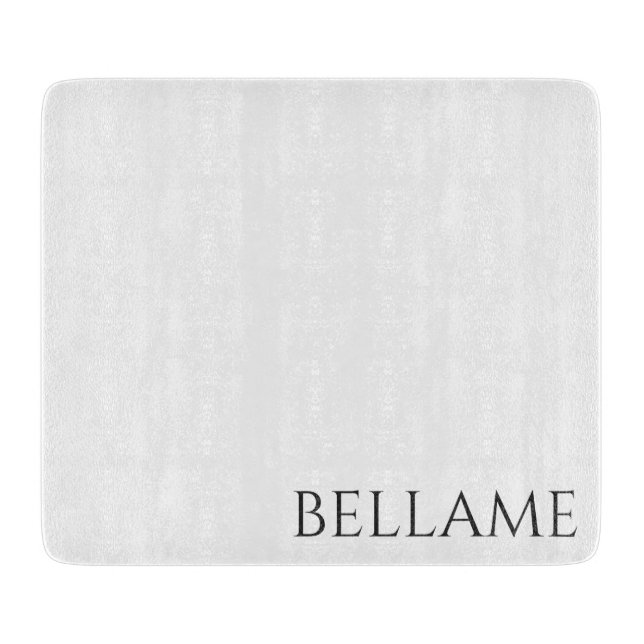 Decorative Glass Bellame Cutting Board (Front)