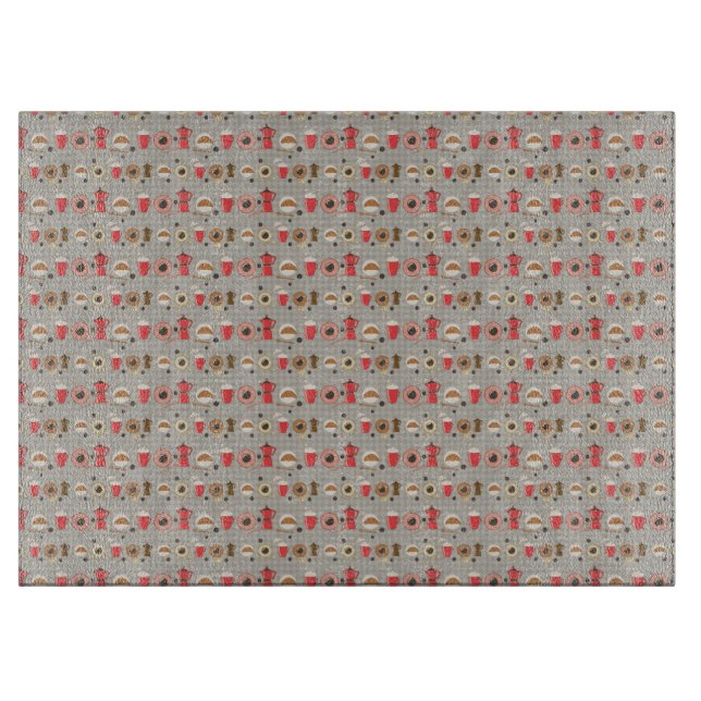 Decorative Glass Cutting Board (Front)
