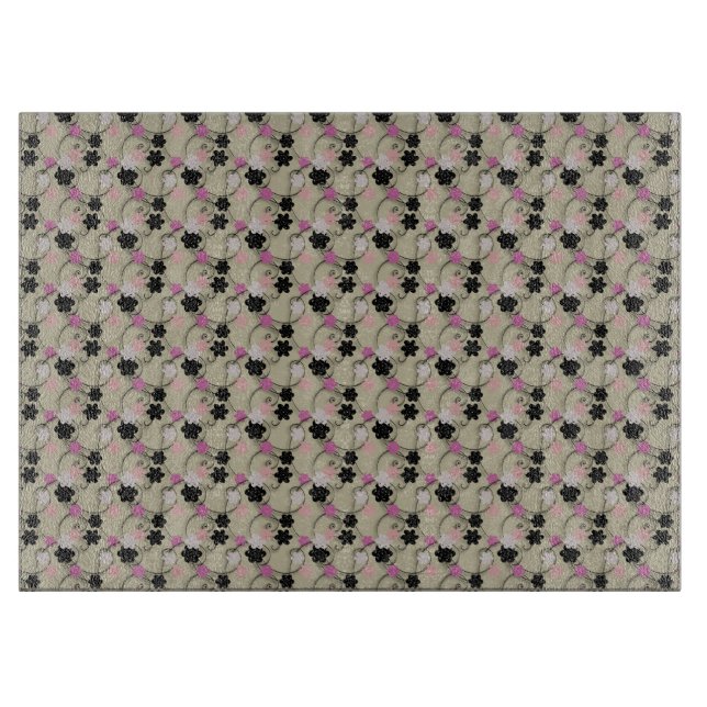 Decorative Glass Cutting Board (Front)