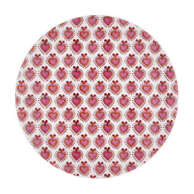Decorative Glass Cutting Board (Front)