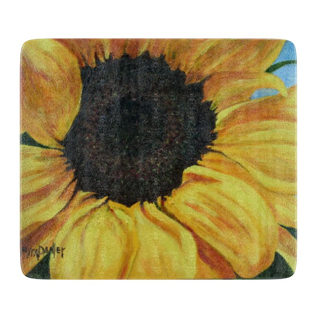 Decorative glass cutting board (Front)