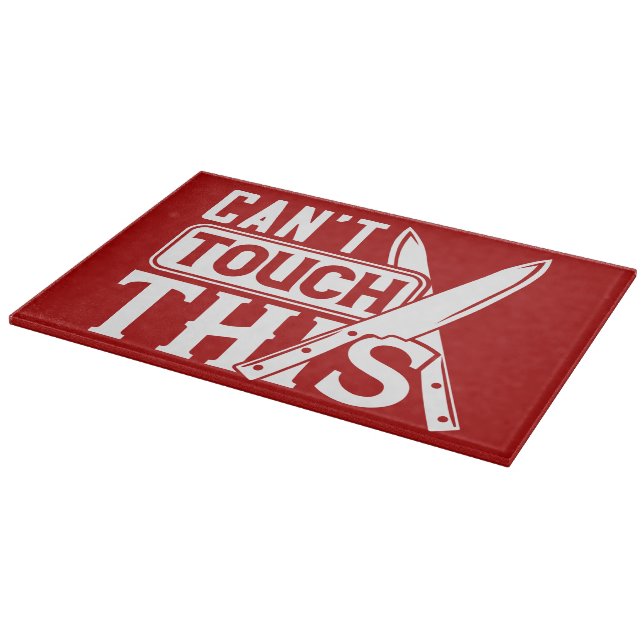 Decorative Glass Cutting Board 15"x11" (Corner)