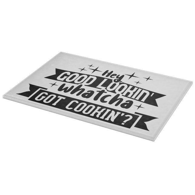 Decorative Glass Cutting Board 15"x11" (Corner)