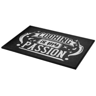 Decorative Glass Cutting Board 15"x11"