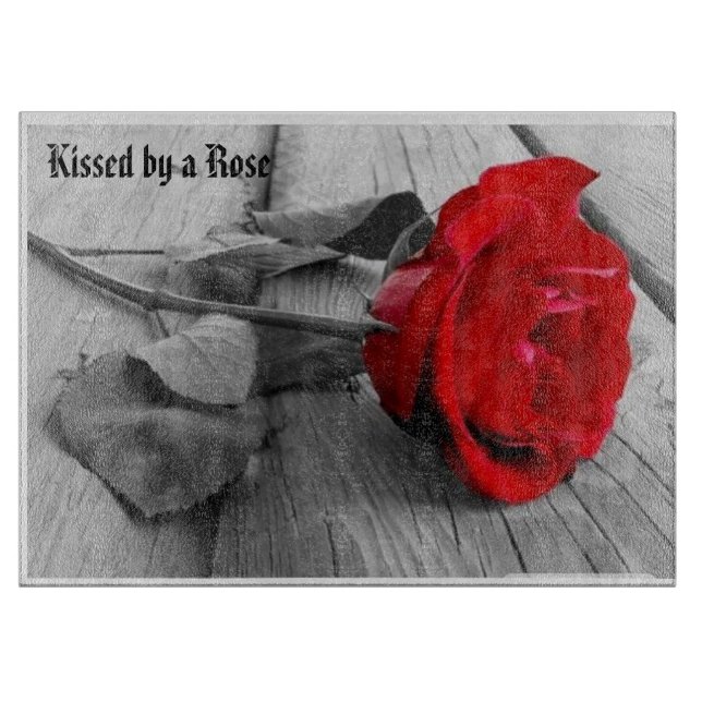 Decorative Glass Cutting Board 15"x11" (Front)