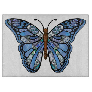 Decorative Glass Cutting Board/Butterfly Board