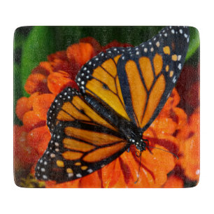 Decorative Glass Cutting Board butterfly's