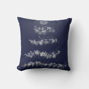 Decorative Glitter Christmas Tree Cushion