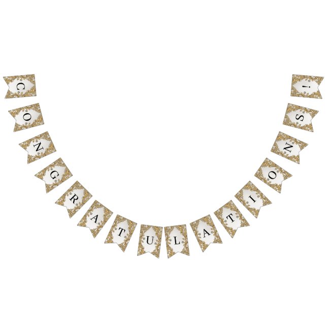 Decorative Gold Bunting Flag (All)