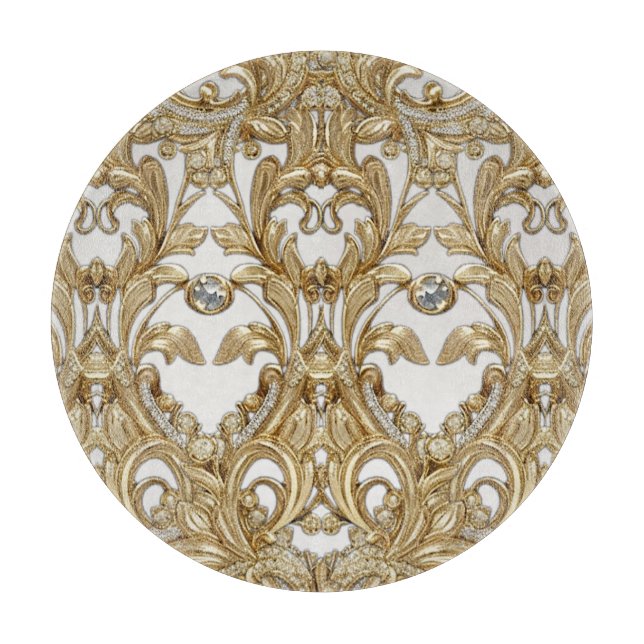 Decorative Gold Cutting Board (Front)