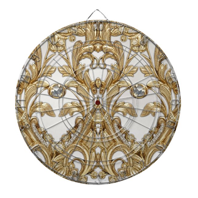 Decorative Gold Dartboard (Front)
