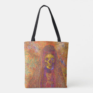 Decorative Gothic Skeleton Tote Bag