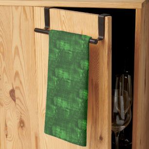 Decorative Green Kitchen Towel
