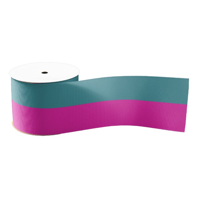 Decorative Half And Half  Grosgrain Ribbon (Spool)