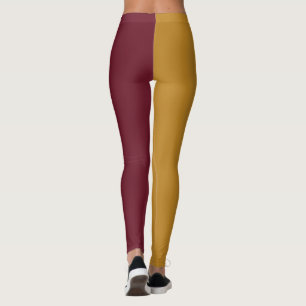  Decorative Half And Half  Leggings