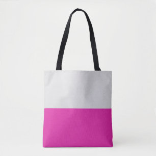Decorative Half And Half Tote Bag