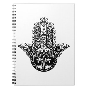 Decorative Hamsa Design Notebook