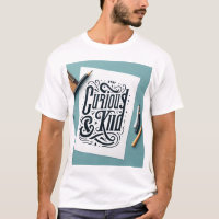 Decorative Hand-Drawn Phrase: "Stay Curious and Ki