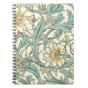 Decorative hand drawn rustic botanical Modern Notebook