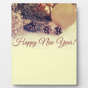 Decorative Happy New Year Plaque