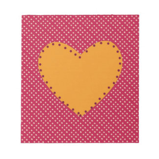 Decorative Heart Notepad