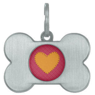 Decorative Heart Pet Tag