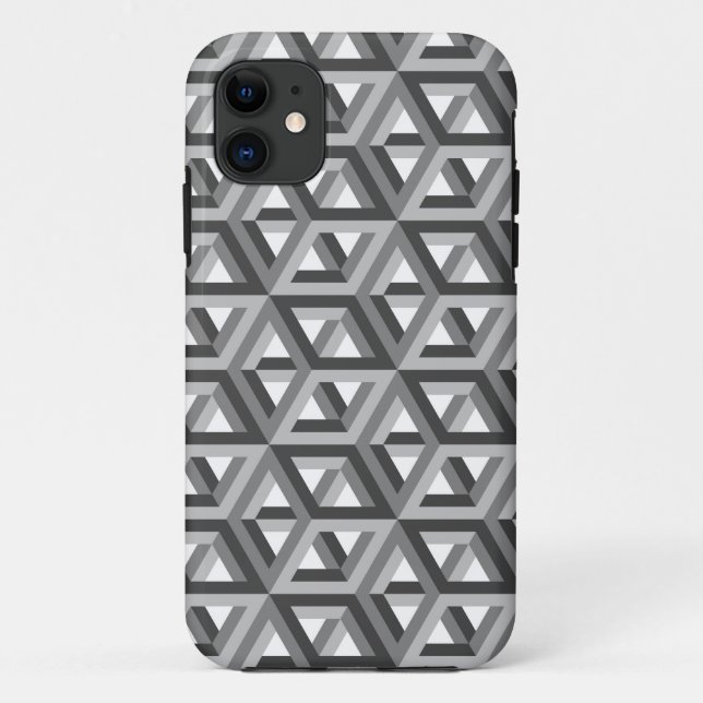 Decorative Hexagons Mosaic Pattern #6 Case-Mate iPhone Case (Back)