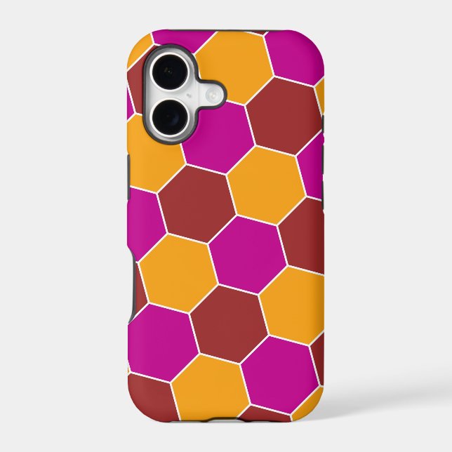 Decorative Hexagons Mosaic Pattern #8 (Back)