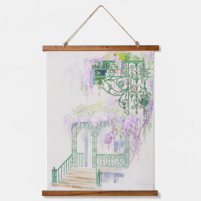 Decorative Idyllic Painting Hanging Tapestry (Front)