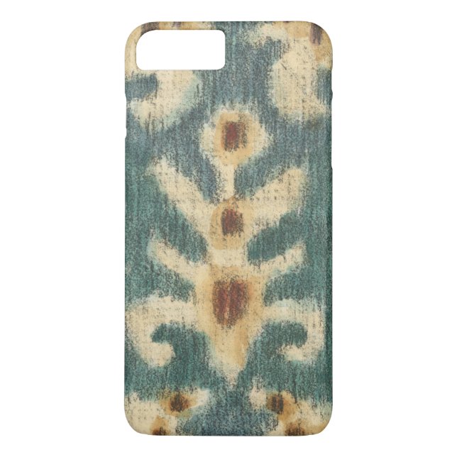 Decorative Ikat Fabric Design by Chariklia Zarris Case-Mate iPhone Case (Back)