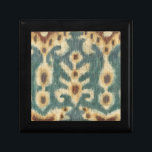 Decorative Ikat Fabric Design by Chariklia Zarris Gift Box<br><div class="desc">An abstract pattern made by Chariklia Zarris,  it features a design known as ikat. This particular form of weaving utilises resist dyeing,  which keeps the dye from penetrating all of the fabric. This creates interesting patterns on a fabric that look amazing on your wall!</div>