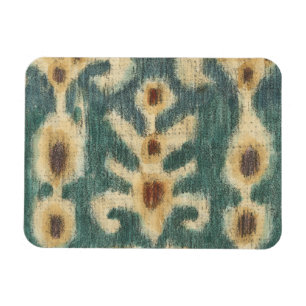 Decorative Ikat Fabric Design by Chariklia Zarris Magnet