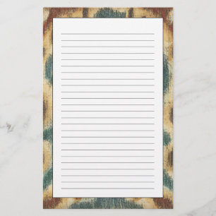 Decorative Ikat Fabric Design by Chariklia Zarris Stationery