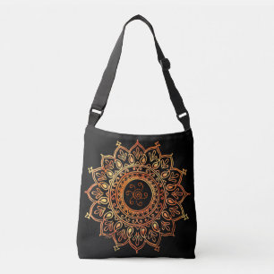 Decorative Indian Sun Crossbody Bag