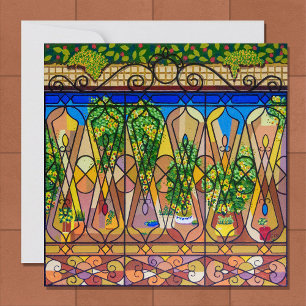 Decorative Italian Garden Flat Card