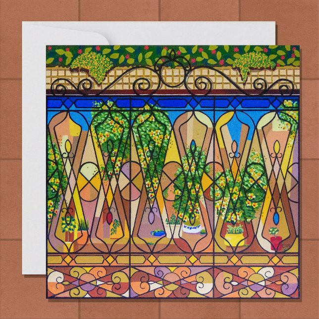 Decorative Italian Garden Flat Card (Creator Uploaded)