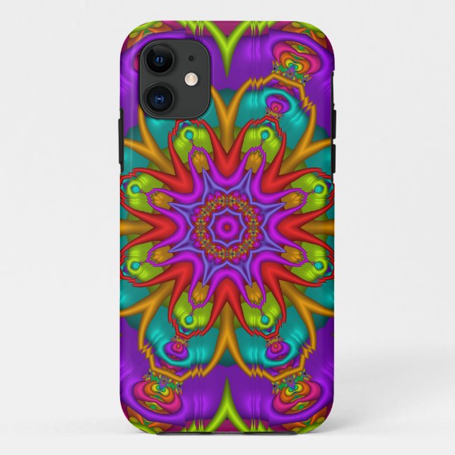 Decorative kaleidoscope iPhone 5 case (Back)