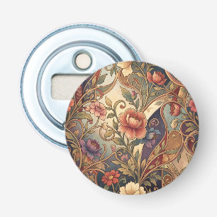 Decorative kimono floral pattern bottle opener