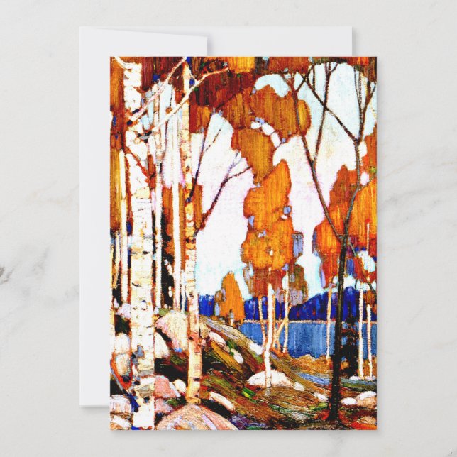 Decorative Landscape by Tom Thomson Card (Front)