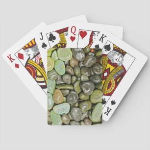 Decorative landscaping rocks playing cards