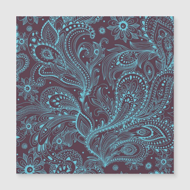Decorative Leaves: Seamless Pattern Background (Front)