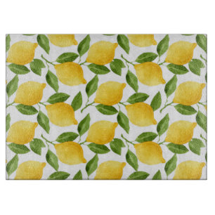 Decorative lemons Cutting Board
