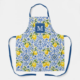 Decorative Lemons Kitchen Apron
