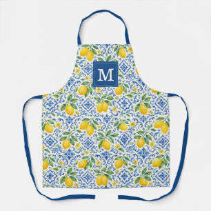 Decorative Lemons Kitchen Apron