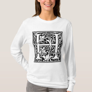 Decorative Letter Initial “H” T-Shirt