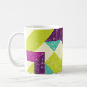Decorative Letters: Hand-Drawn Pattern Coffee Mug